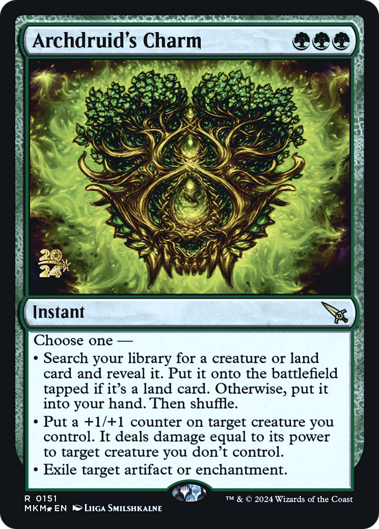 Archdruid's Charm [Murders at Karlov Manor Prerelease Promos] - The Mythic Store | 24h Order Processing