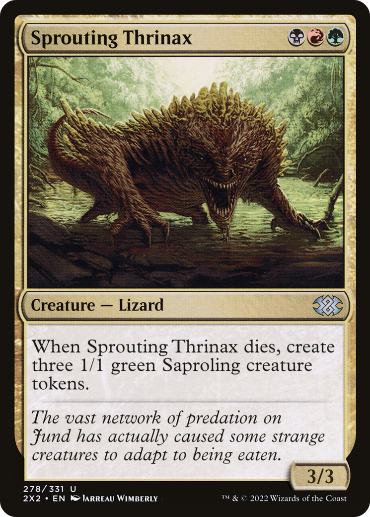 Sprouting Thrinax [Double Masters 2022] - The Mythic Store | 24h Order Processing