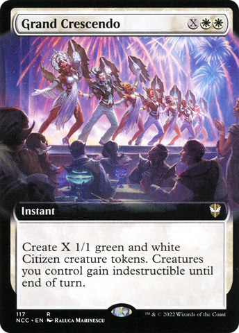 Grand Crescendo (Extended Art) [Streets of New Capenna Commander] - The Mythic Store | 24h Order Processing