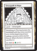 Omenpath to Naya [Mystery Booster 2 Playtest Cards] - The Mythic Store | 24h Order Processing