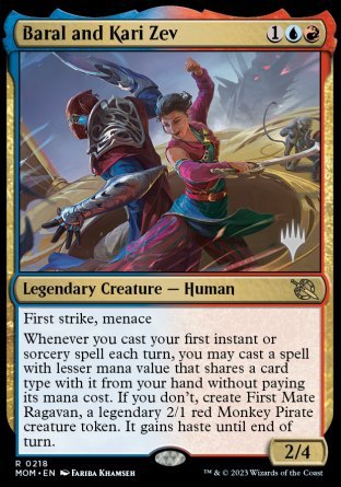Baral and Kari Zev (Promo Pack) [March of the Machine Promos] - The Mythic Store | 24h Order Processing