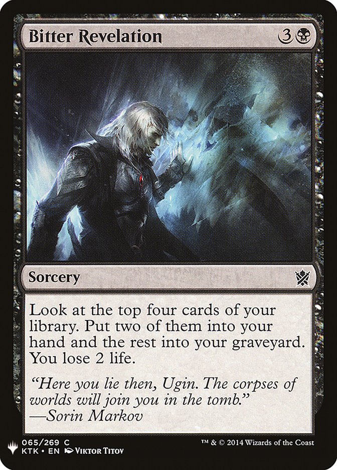 Bitter Revelation [Mystery Booster] - The Mythic Store | 24h Order Processing