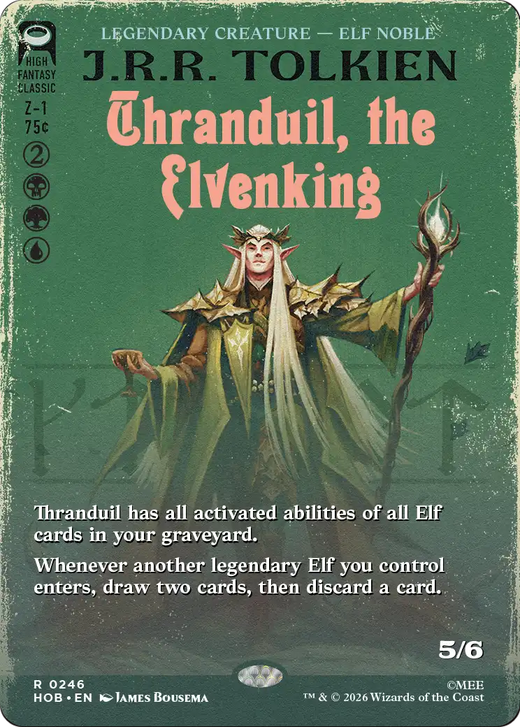Thranduil, the Elvenking (Borderless) [The Hobbit] - The Mythic Store | 24h Order Processing