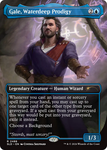 Gale, Waterdeep Prodigy [Secret Lair Drop Series] - The Mythic Store | 24h Order Processing
