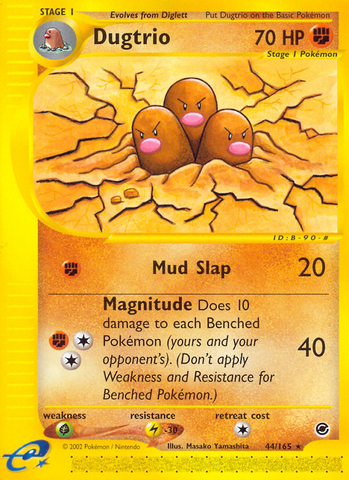 Dugtrio (44/165) [Expedition: Base Set] - The Mythic Store | 24h Order Processing