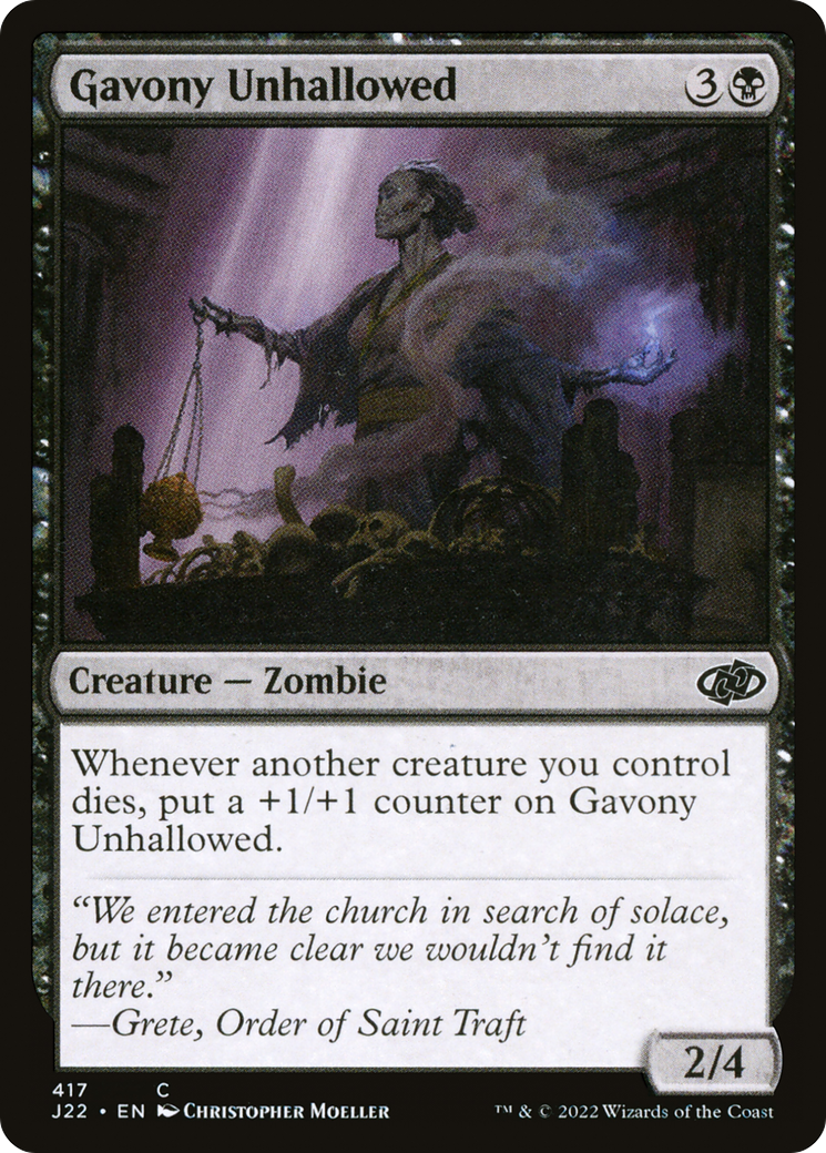 Gavony Unhallowed [Jumpstart 2022] - The Mythic Store | 24h Order Processing