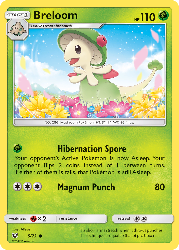 Breloom (5/73) [Sun & Moon: Shining Legends] - The Mythic Store | 24h Order Processing