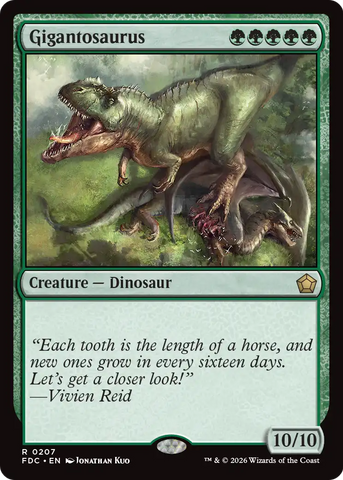Gigantosaurus [Foundations Commander] - The Mythic Store | 24h Order Processing