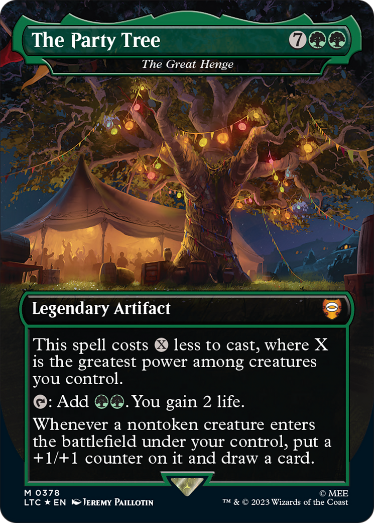 The Party Tree - The Great Henge (Surge Foil Realms and Relics) [The Lord of the Rings: Tales of Middle-Earth Commander] - The Mythic Store | 24h Order Processing