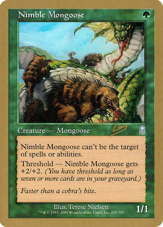 Nimble Mongoose (Raphael Levy) [World Championship Decks 2002] - The Mythic Store | 24h Order Processing