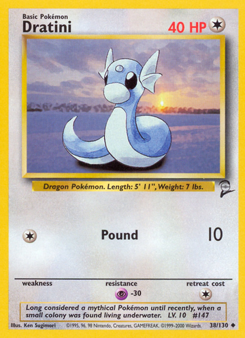 Dratini (38/130) [Base Set 2] - The Mythic Store | 24h Order Processing