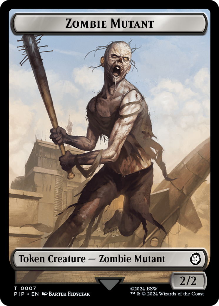 Food (0012) // Zombie Mutant Double-Sided Token [Fallout Tokens] - The Mythic Store | 24h Order Processing