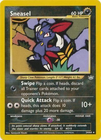 Sneasel (24/64) [Neo Revelation Unlimited] - The Mythic Store | 24h Order Processing