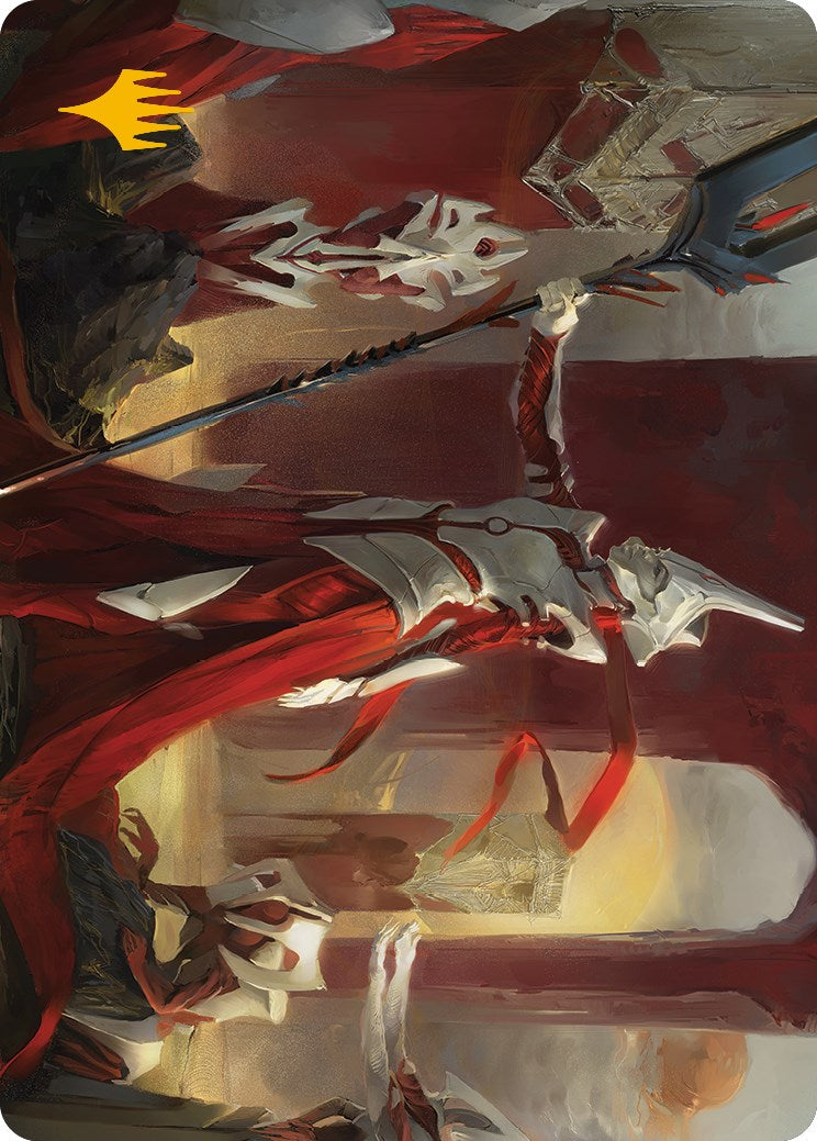 Porcelain Zealot Art Card (Gold-Stamped Signature) [Phyrexia: All Will Be One Art Series] - The Mythic Store | 24h Order Processing