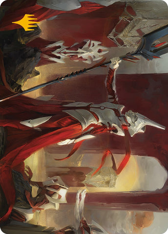 Porcelain Zealot Art Card (Gold-Stamped Signature) [Phyrexia: All Will Be One Art Series] - The Mythic Store | 24h Order Processing