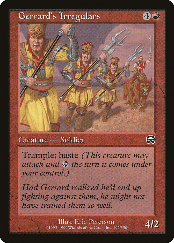 Gerrard's Irregulars [Mercadian Masques] - The Mythic Store | 24h Order Processing