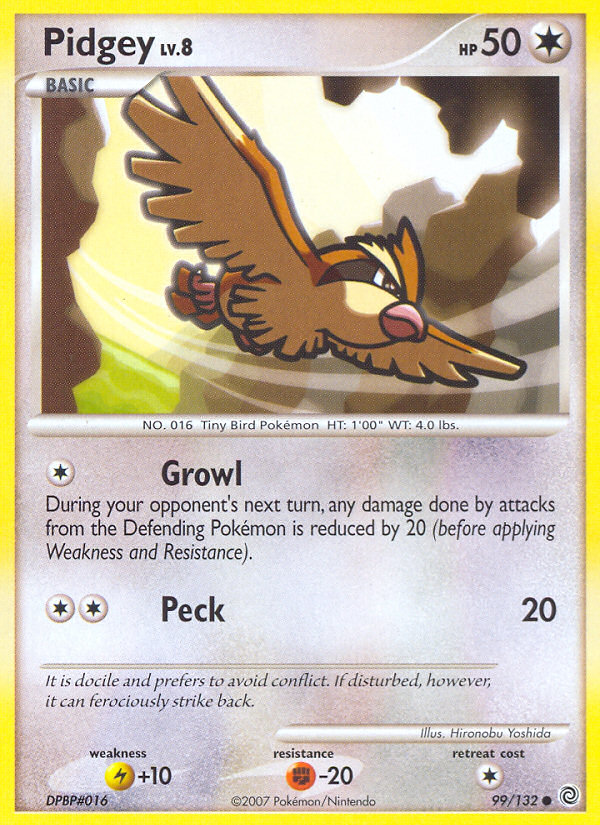 Pidgey (99/132) [Diamond & Pearl: Secret Wonders] - The Mythic Store | 24h Order Processing