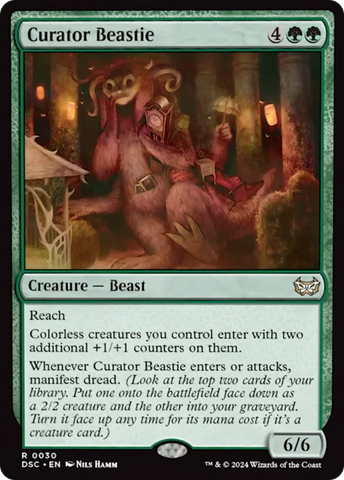 Curator Beastie [Duskmourn: House of Horror Commander] - The Mythic Store | 24h Order Processing