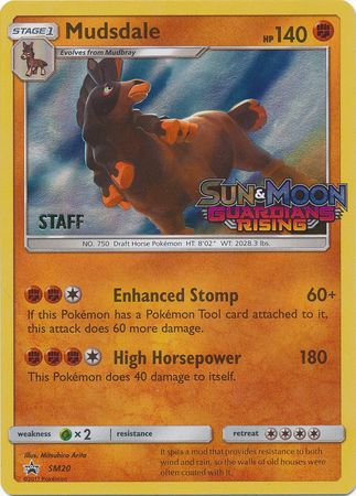 Mudsdale (SM20) (Staff Prerelease Promo) [Sun & Moon: Black Star Promos] - The Mythic Store | 24h Order Processing