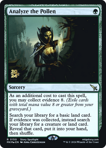 Analyze the Pollen [Murders at Karlov Manor Prerelease Promos] - The Mythic Store | 24h Order Processing