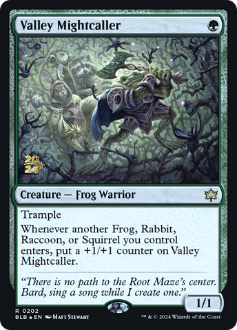 Valley Mightcaller [Bloomburrow Prerelease Promos] - The Mythic Store | 24h Order Processing