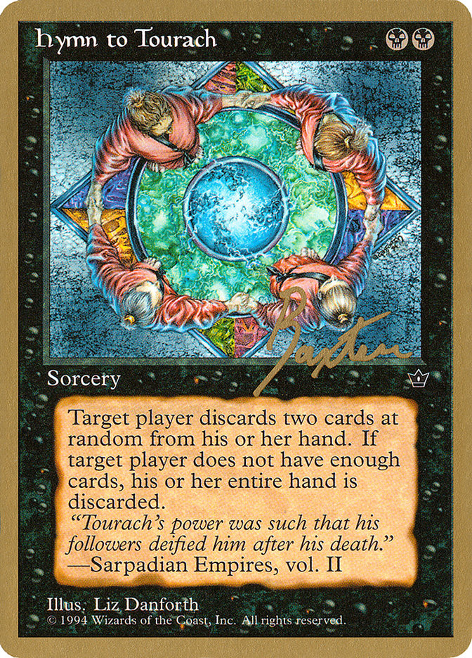Hymn to Tourach (Circle) (George Baxter) [Pro Tour Collector Set] - The Mythic Store | 24h Order Processing