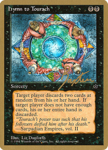 Hymn to Tourach (Circle) (George Baxter) [Pro Tour Collector Set] - The Mythic Store | 24h Order Processing