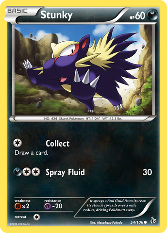 Stunky (54/106) [XY: Flashfire] - The Mythic Store | 24h Order Processing