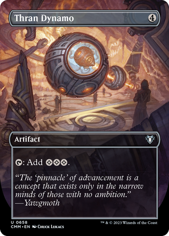 Thran Dynamo (Borderless Alternate Art) [Commander Masters] - The Mythic Store | 24h Order Processing