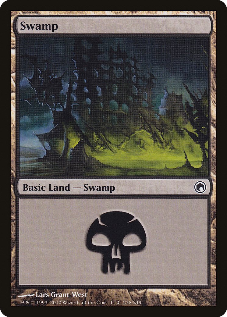 Swamp (238) [Scars of Mirrodin] - The Mythic Store | 24h Order Processing