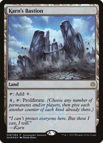 Karn's Bastion (Planeswalker Weekend) [War of the Spark Promos] - The Mythic Store | 24h Order Processing