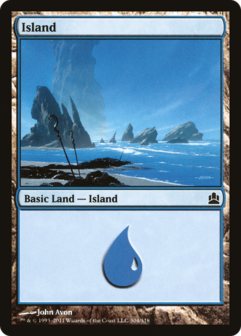 Island (304) [Commander 2011] - The Mythic Store | 24h Order Processing