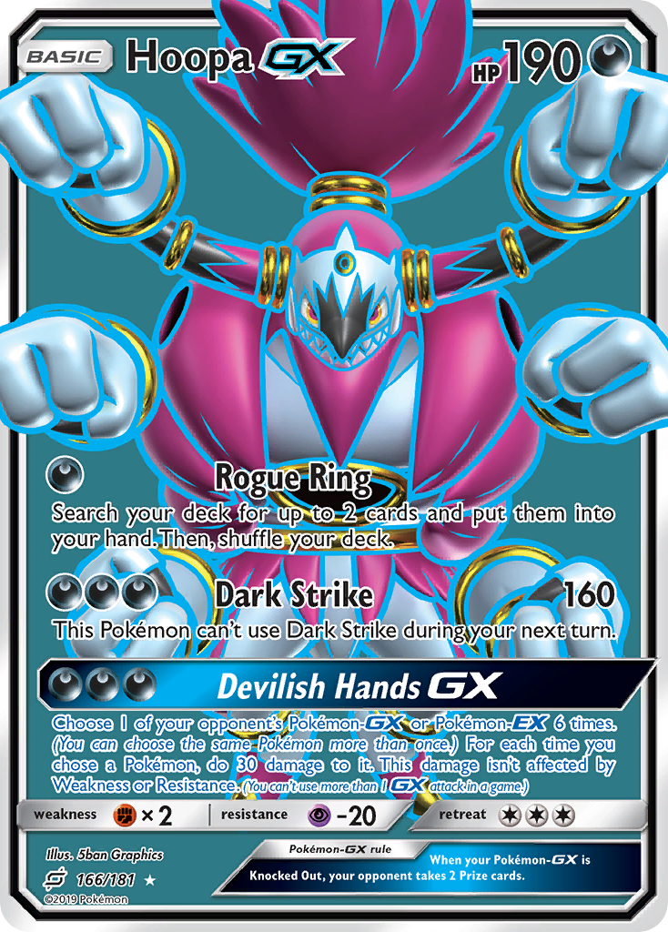 Hoopa GX (166/181) [Sun & Moon: Team Up] - The Mythic Store | 24h Order Processing