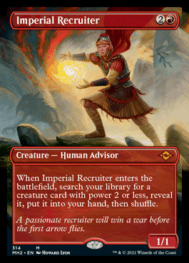 Imperial Recruiter (Borderless Alternate Art) [Modern Horizons 2] - The Mythic Store | 24h Order Processing