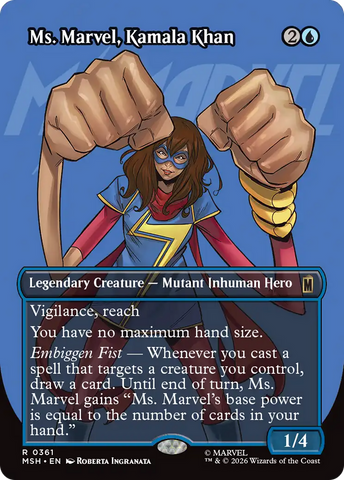 Ms. Marvel, Kamala Khan (Borderless) [Marvel Super Heroes] - The Mythic Store | 24h Order Processing