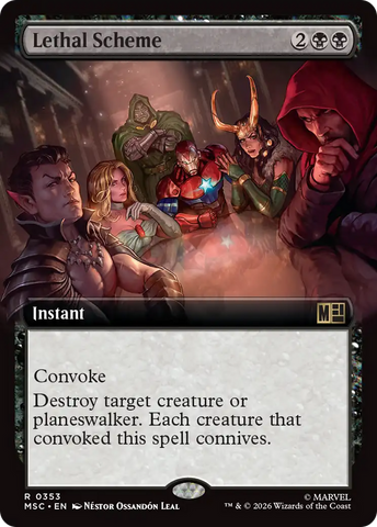 Lethal Scheme (Extended Art) [Marvel Super Heroes Commander] - The Mythic Store | 24h Order Processing