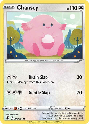 Chansey (202/264) [Sword & Shield: Fusion Strike] - The Mythic Store | 24h Order Processing