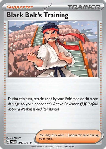 Black Belt's Training (098/131) [Scarlet & Violet: Prismatic Evolutions] - The Mythic Store | 24h Order Processing