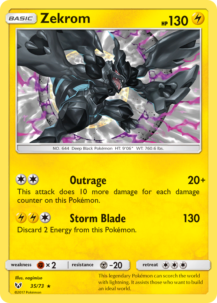 Zekrom (35/73) [Sun & Moon: Shining Legends] - The Mythic Store | 24h Order Processing