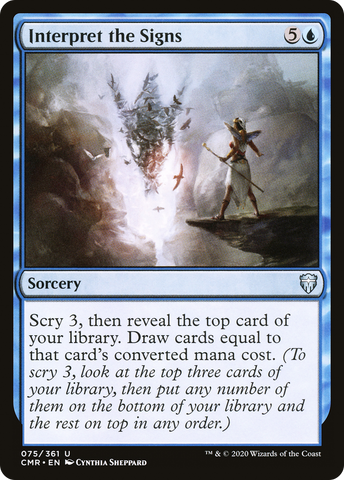 Interpret the Signs [Commander Legends] - The Mythic Store | 24h Order Processing