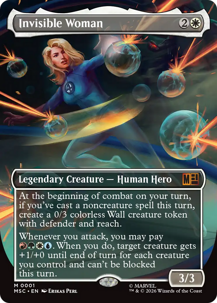 Invisible Woman (Borderless) [Marvel Super Heroes Commander]