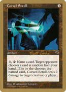 Cursed Scroll (Matt Linde) [World Championship Decks 1999] - The Mythic Store | 24h Order Processing