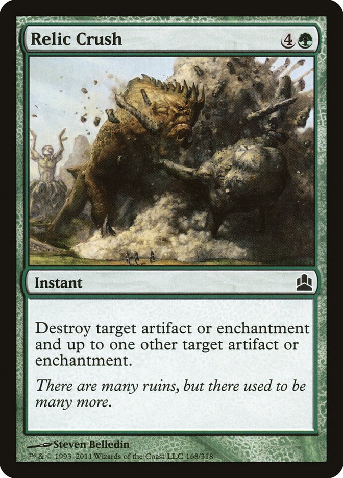 Relic Crush [Commander 2011] - The Mythic Store | 24h Order Processing