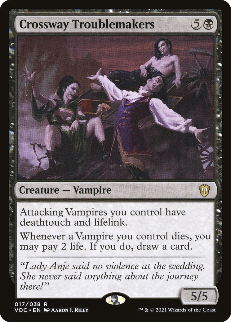Crossway Troublemakers [Innistrad: Crimson Vow Commander] - The Mythic Store | 24h Order Processing