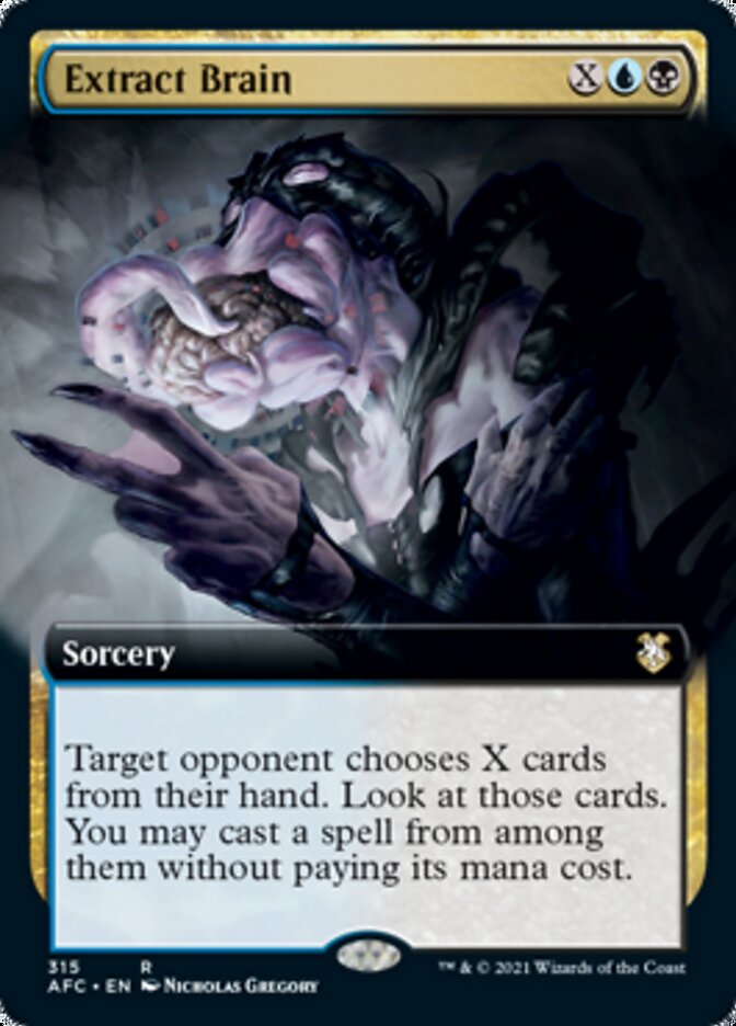Extract Brain (Extended Art) [Dungeons & Dragons: Adventures in the Forgotten Realms Commander] - The Mythic Store | 24h Order Processing