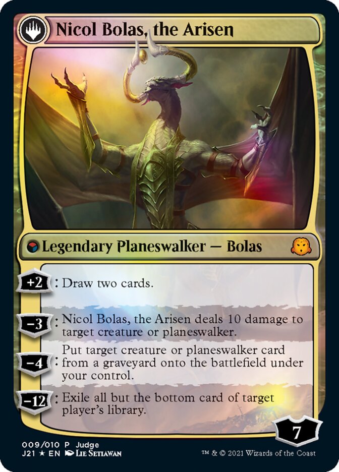 Nicol Bolas, the Ravager // Nicol Bolas, the Arisen [Judge Gift Cards 2021] - The Mythic Store | 24h Order Processing