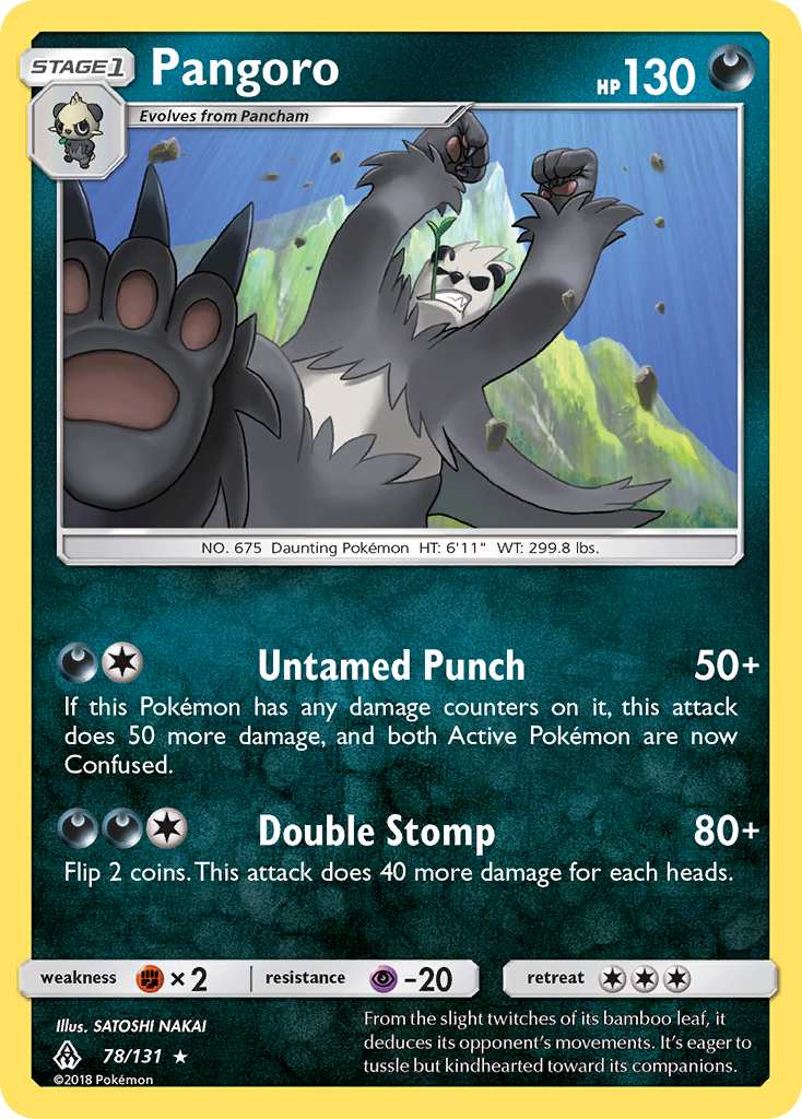 Pangoro (78/131) [Sun & Moon: Forbidden Light] - The Mythic Store | 24h Order Processing