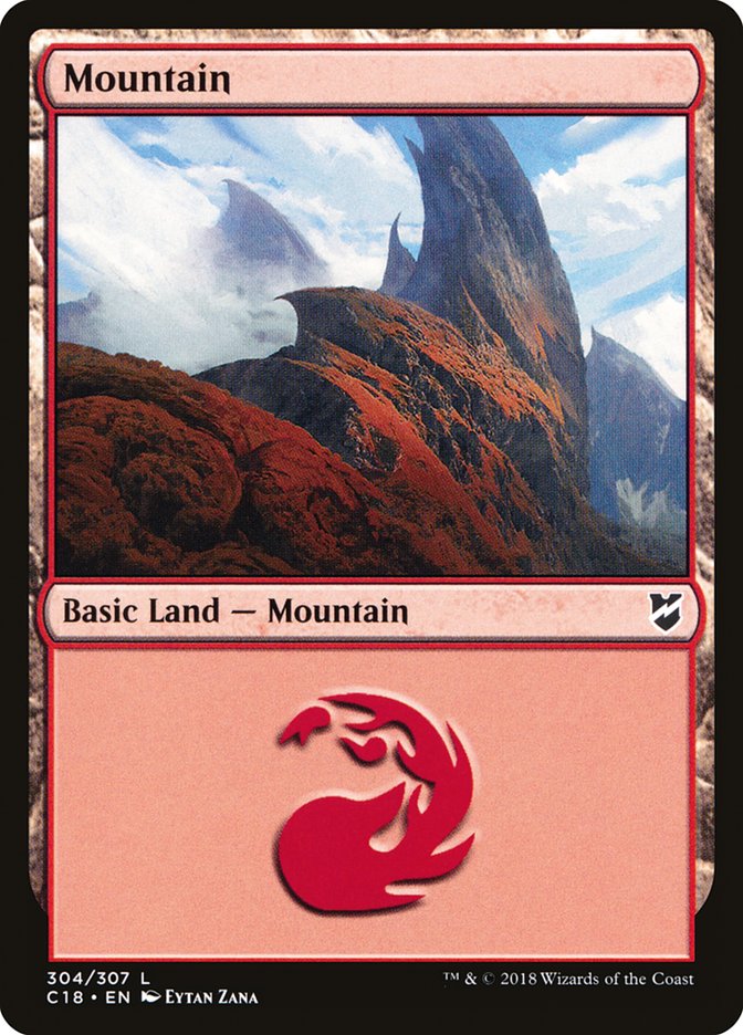 Mountain (304) [Commander 2018] - The Mythic Store | 24h Order Processing
