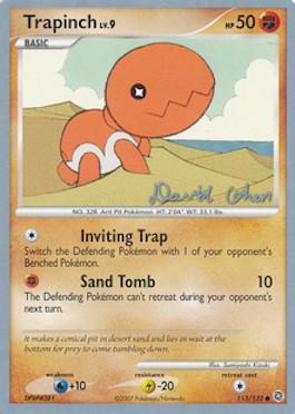 Trapinch LV.9 (115/132) (Stallgon - David Cohen) [World Championships 2009] - The Mythic Store | 24h Order Processing