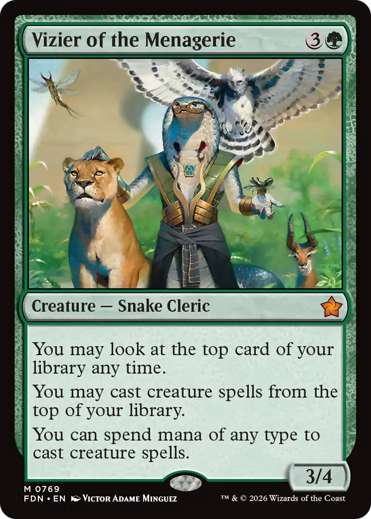 Vizier of the Menagerie (0769) [Foundations] - The Mythic Store | 24h Order Processing